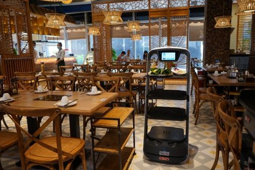 餐饮消费日渐回暖 普渡科技送餐机器人持续为您 欢乐送